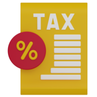 illustration 3d hors taxe png