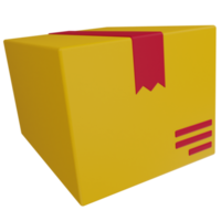 Delivery Box 3D Illustration png