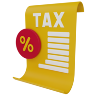 illustration 3d hors taxe png