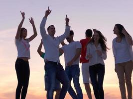 party people  on sunset photo