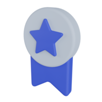 Medaille 3D-Darstellung png