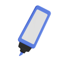 Textmarker 3D-Darstellung png