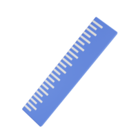 Ruler 3D Illustration png