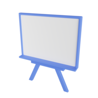 whiteboard 3d illustratie png