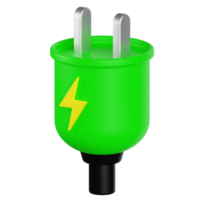 Power Plug 3D Illustration png