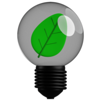 Green Electricity 3D Illustration png