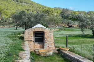 Rural fields of Santa Anges de la Corona, Ibiza, Spain. photo