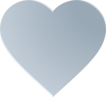 coeur dégradé, bouton coeur dégradé png