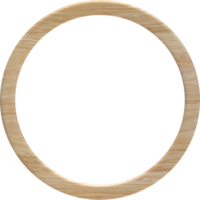 Wooden Round Frame png