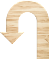 Blank Wooden Arrow png