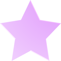 Purple Gradient Star, Gradient Star Button png