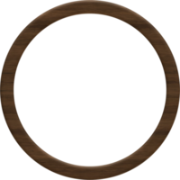 houten ronde kader png