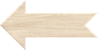 vuoto di legno freccia png