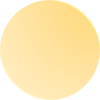 cercle dégradé jaune, bouton cercle dégradé png