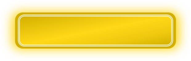 Yellow Neon Button, Glowing Neon Button png