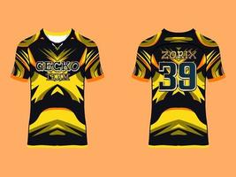 Raglan Sleeves Jersey Design vector