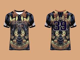 jersey de uniforme de mangas raglán vector