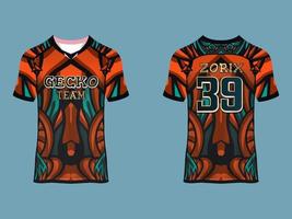 Raglan Sleeves Sports Jersey Design vector