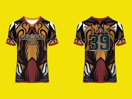 Raglan Sleeves Sports Jersey Design vector