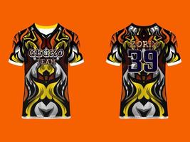 Raglan Sleeves Uniform Jersey vector