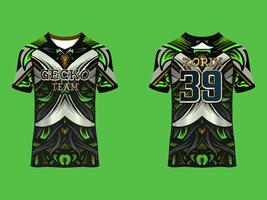 Raglan Sleeves Jersey Design vector