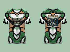 Raglan Sleeves Jersey Design vector