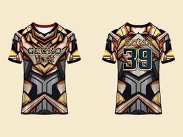 Raglan Sleeves Jersey Design vector