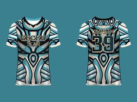 Raglan Sleeves Sports Jersey Design vector