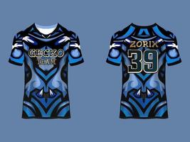 Raglan Sleeves Jersey Design vector