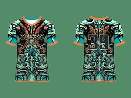 raglan sleeves Sports jersey design vector