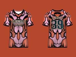 Raglan Sleeves Sports Jersey Design vector