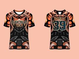 Raglan Sleeves Jersey Design vector