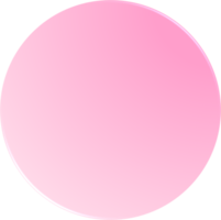 roze helling cirkel, helling cirkel knop png