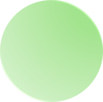 grön lutning cirkel, lutning cirkel knapp png