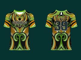 Raglan Sleeves Sports Jersey Design vector