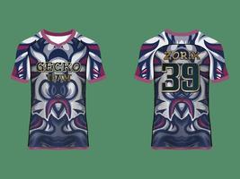 raglan sleeves Sports jersey design vector