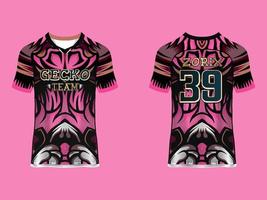 Raglan Sleeves Jersey Design vector