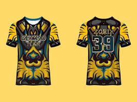 Raglan Sleeves Sports Jersey Design vector