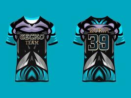 Raglan Sleeves Jersey Design vector