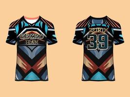 Raglan Sleeves Jersey Design vector