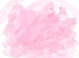 Watercolor coral watercolor background, soft pink cloud texture, background. Illustration vector