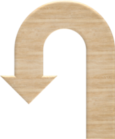 Blank Wooden Arrow png