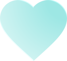 coeur dégradé, bouton coeur dégradé png