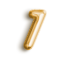 gouden volumetrisch 3d tekst ballonnen belettering 1 een besnoeiing uit png