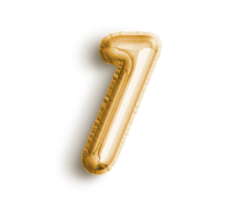 Balloon Number 1 PNGs for Free Download
