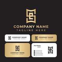 Unique SE Monogram Logo, suitable for any business with SE or ES initials. vector