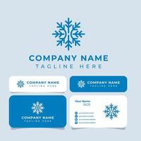 Letter H Snowflake Logo, is suitable for any business. vector