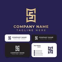 Unique SS Monogram Logo, suitable for any business with SS initials. vector