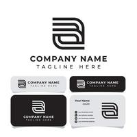 Letter A Monogram Logo, is suitable for any business. vector