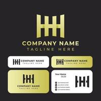Unique Hh Monogram Logo vector